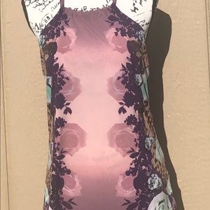 2 B Bebe Floral Print Halter Neck Top